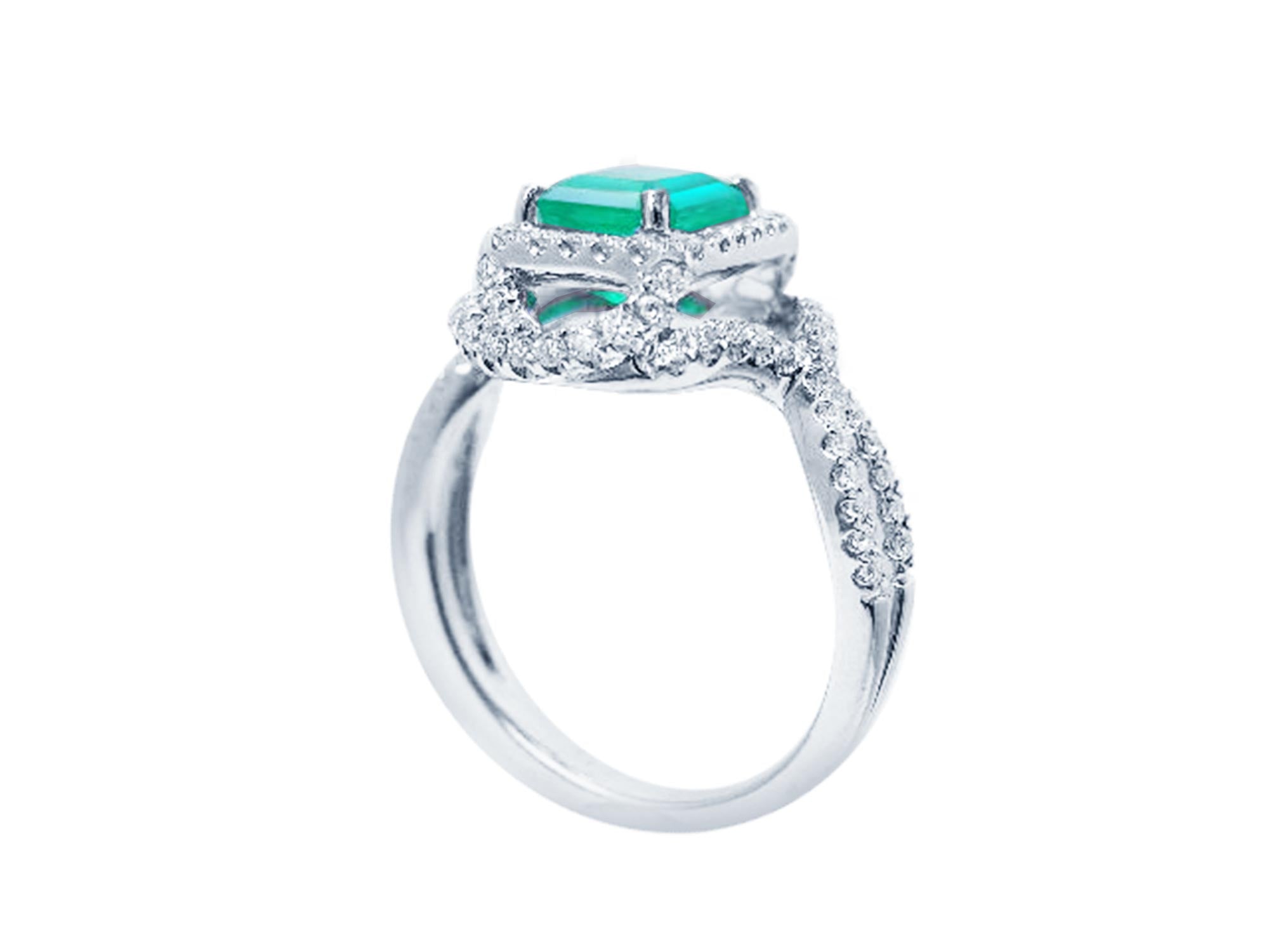 Emerald ring for women