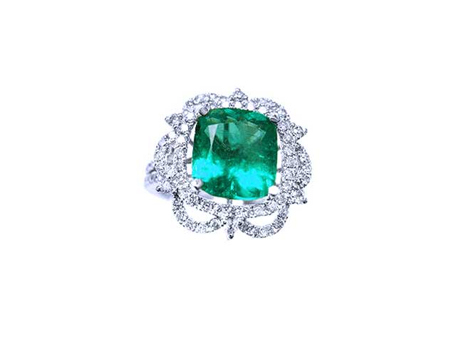 Green emerald Women’s rings