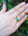 USA made real Colombian emerald rings9