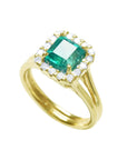 Engagement emerald rings for sale