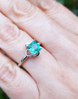 ladies emerald ring