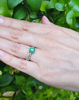 Real Colombian emerald jewelry for women