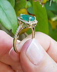 Wholesale Colombian emerald rings