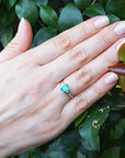 Mother’s day gift gold emerald jewelry