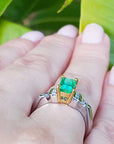 May Birthstone engagement rings for women