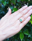 affordable women’s emerald stone rings