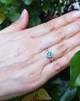 Mother's day gift real Colombian emerald ring