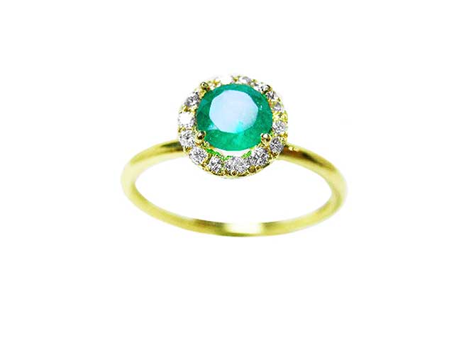 Wholesale Colombian emerald rings