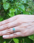 Affordable Ladies real emerald ring