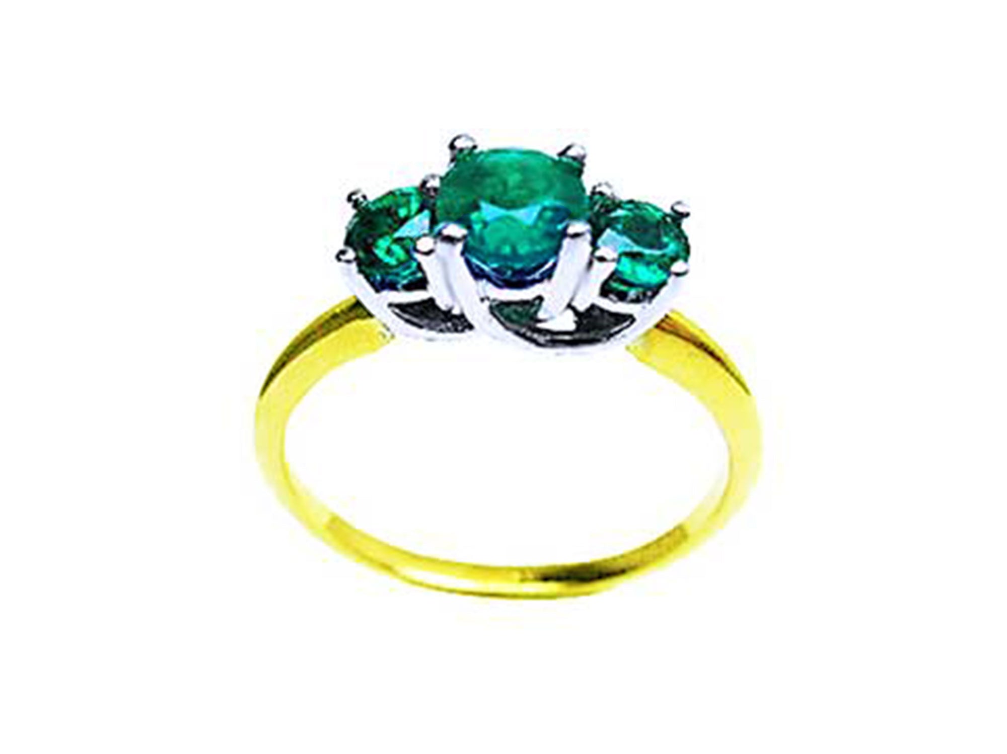Women's emerald ring