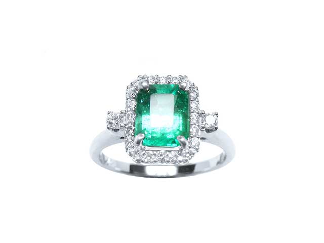 Emerald engagement ring wholesale price