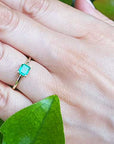 Real emerald rings for women