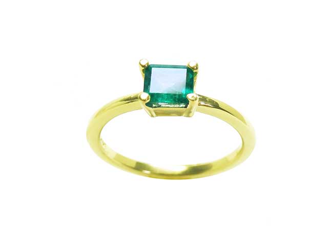 Bluish green emerald rings for sale