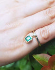 Affordable Authentic Colombian emerald rings