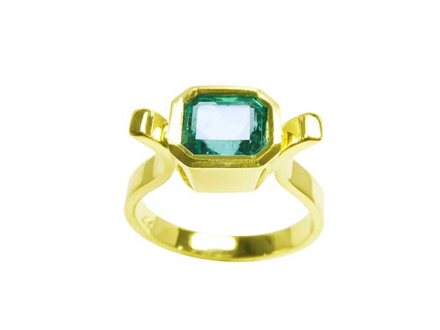 Real Colombian emerald jewelry