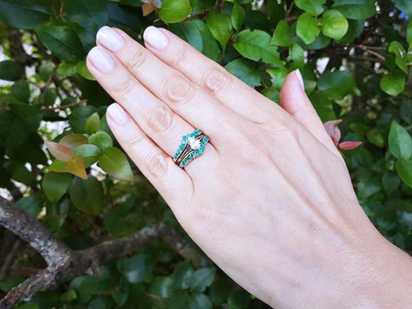Inexpensive enhancer emerald ring for sale