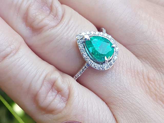 May Birthstone engagement rings for women