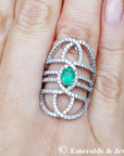 Inexpensive Authentic Colombian emerald jewelry