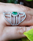 Wholesale Colombian emerald rings