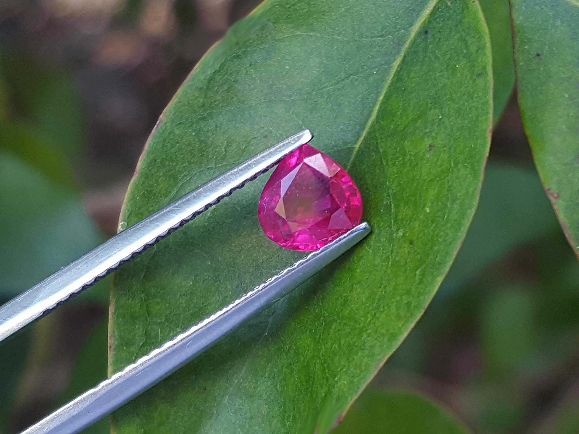 Loose genuine loose ruby