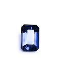 Blue sapphire changing to purple color