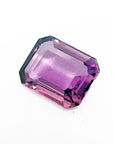 Emerald cut pink sapphire