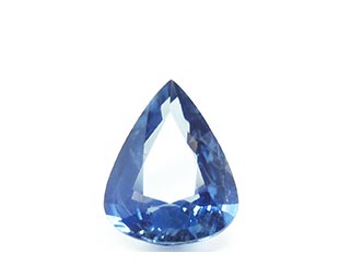 Natural blue sapphire gemstone