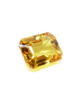 emerald cut yellow sapphire