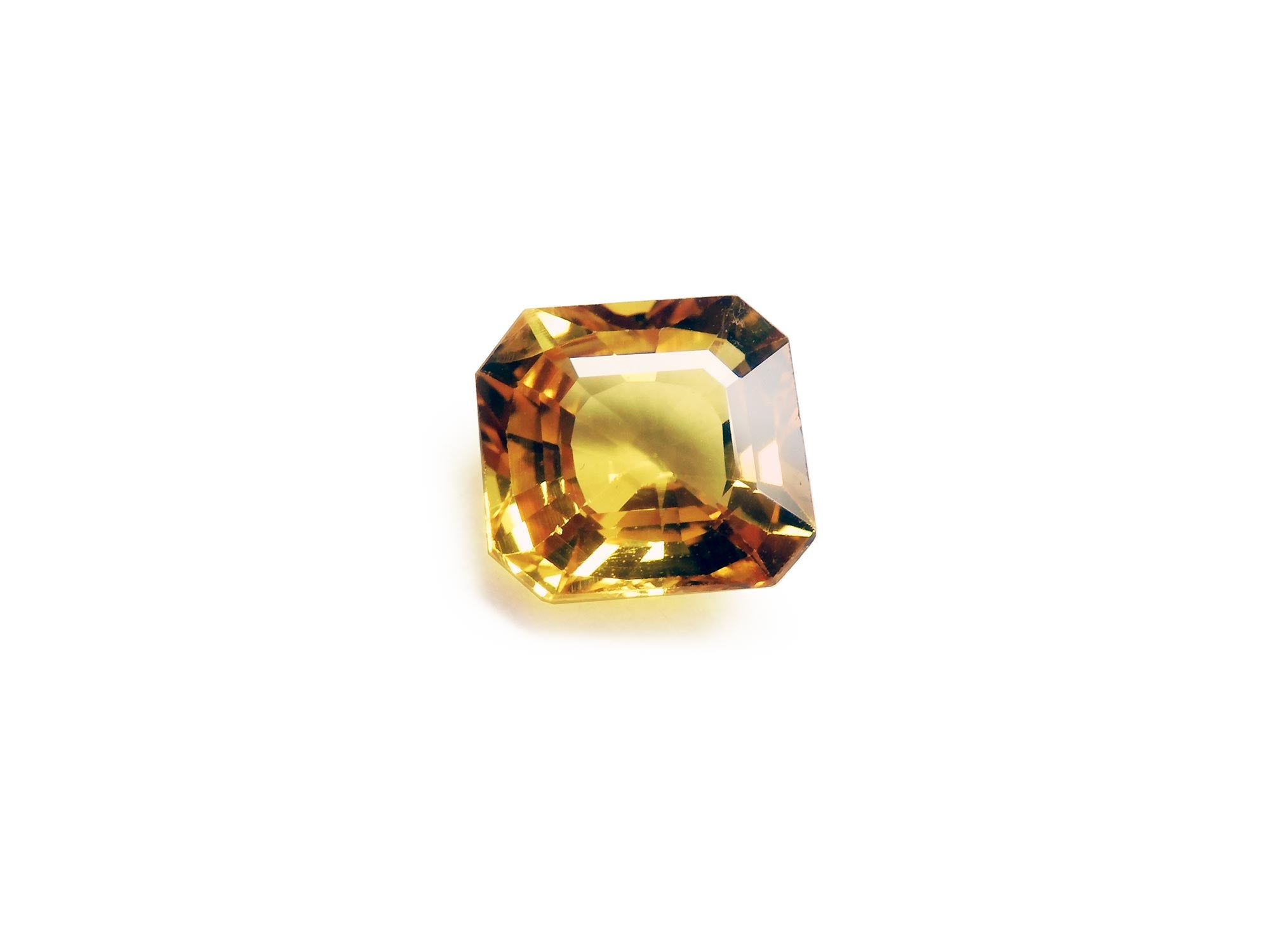 Genuine yellow sapphire