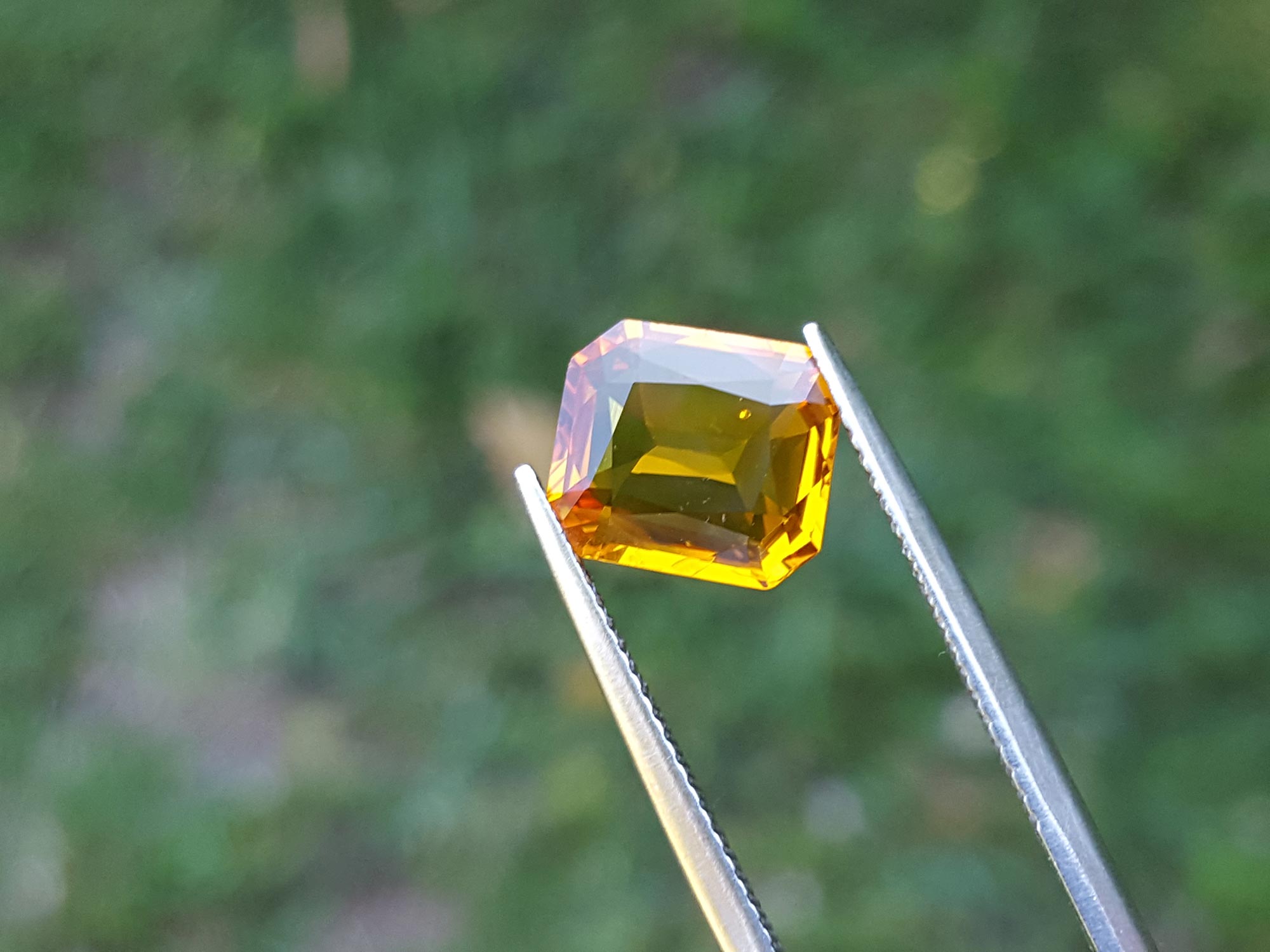 square yellow sapphire for sale