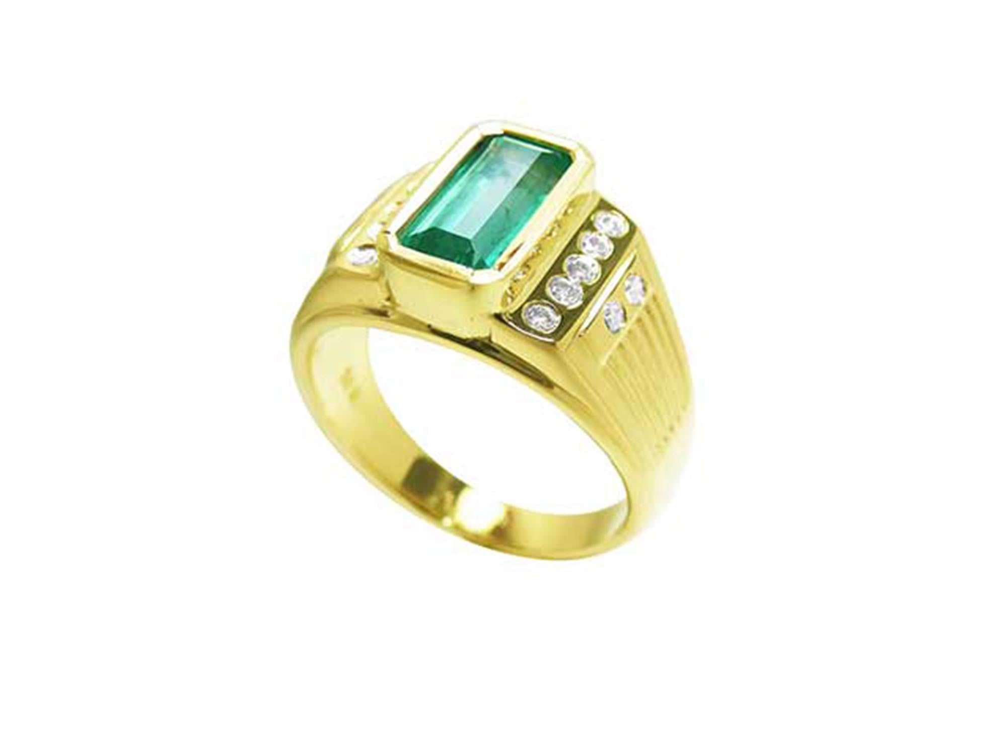 Men's Emerald Rings Fine Jewelry for Sale