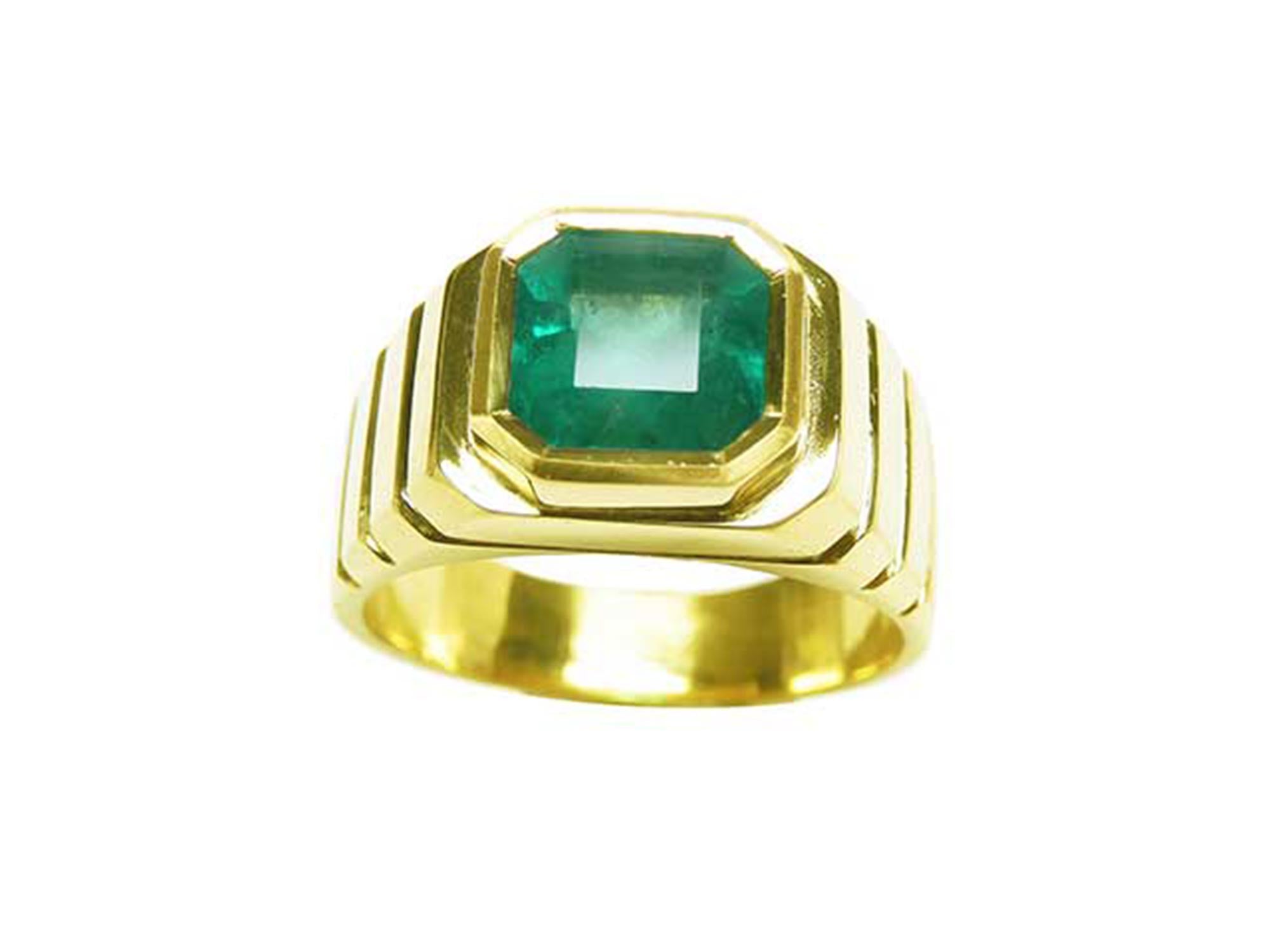 Emerald rings for men