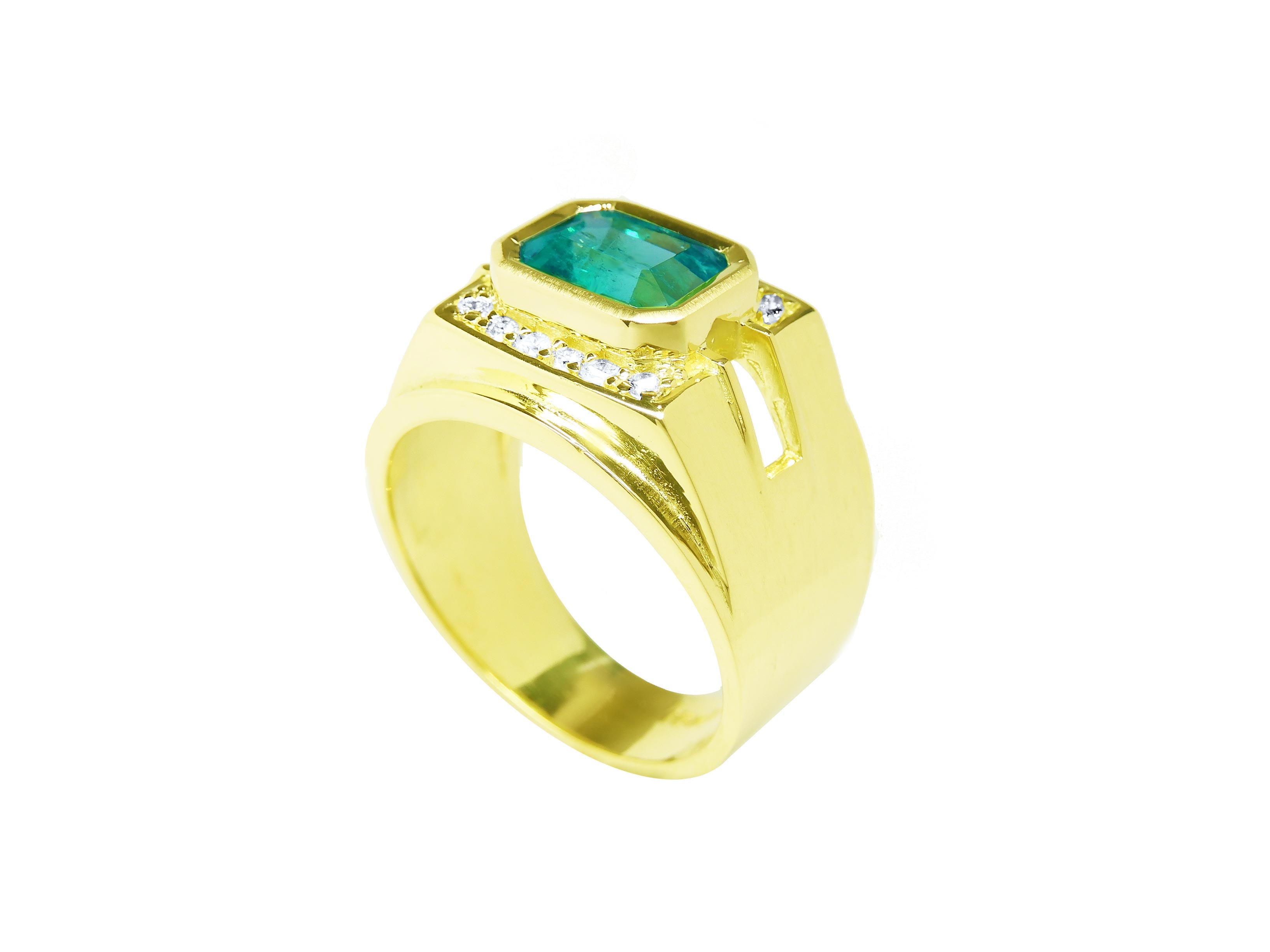 Emerald ring sale for men