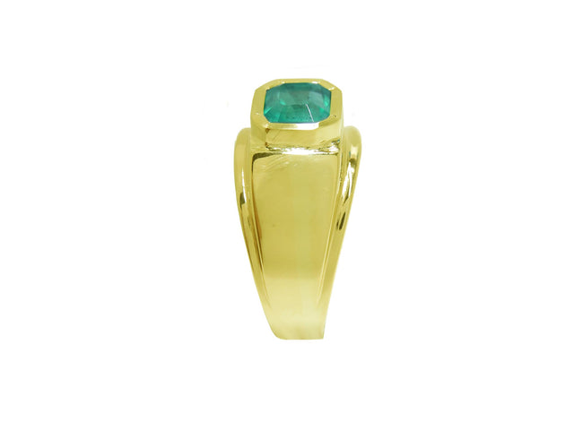 Emerald ring for man