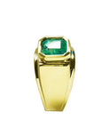 Emerald ring for man