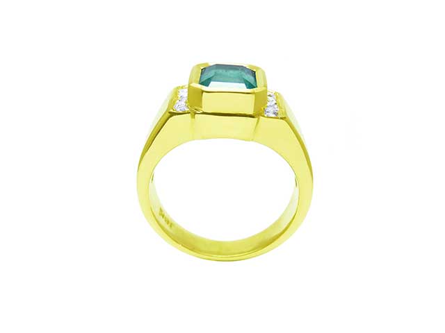 Gold Jewelry for Men birthstone for May