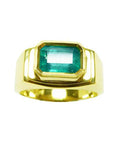 Men's Colombian Emerald Muzo Mine Ring