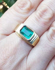 Gold emerald Jewelry for Men