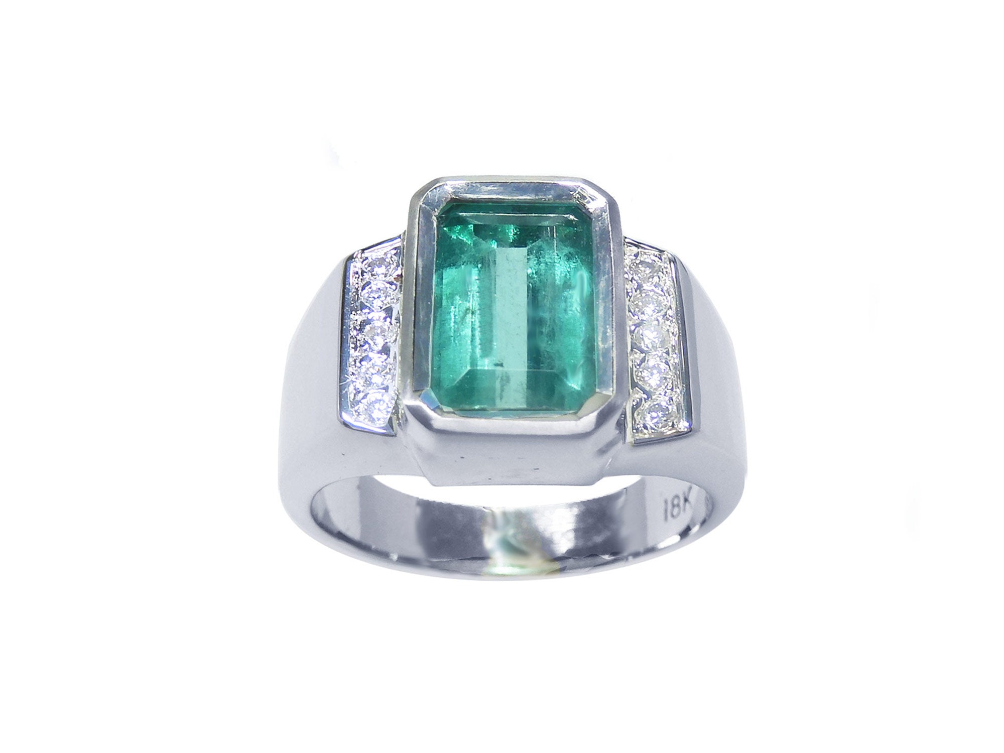 Colombian emerald rings for men in USA