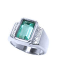 Solitaire men’s ring