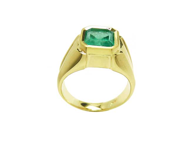 Emerald ring made in USA