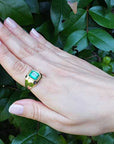 Men's Emerald Rings 18k