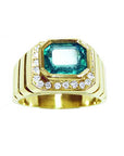 Men's emerald rings