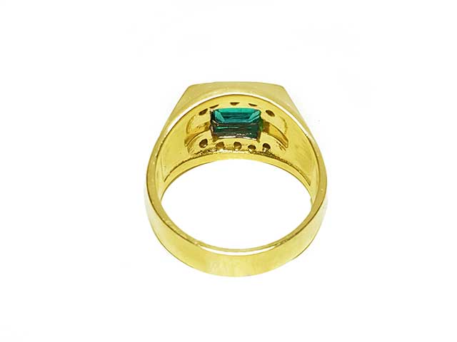 Colombian emerald men&#39;s ring