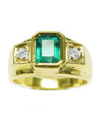 Emerald ring made in USA