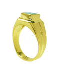 Fine emerald men rings