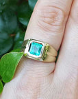 gentlemen emerald ring for sale