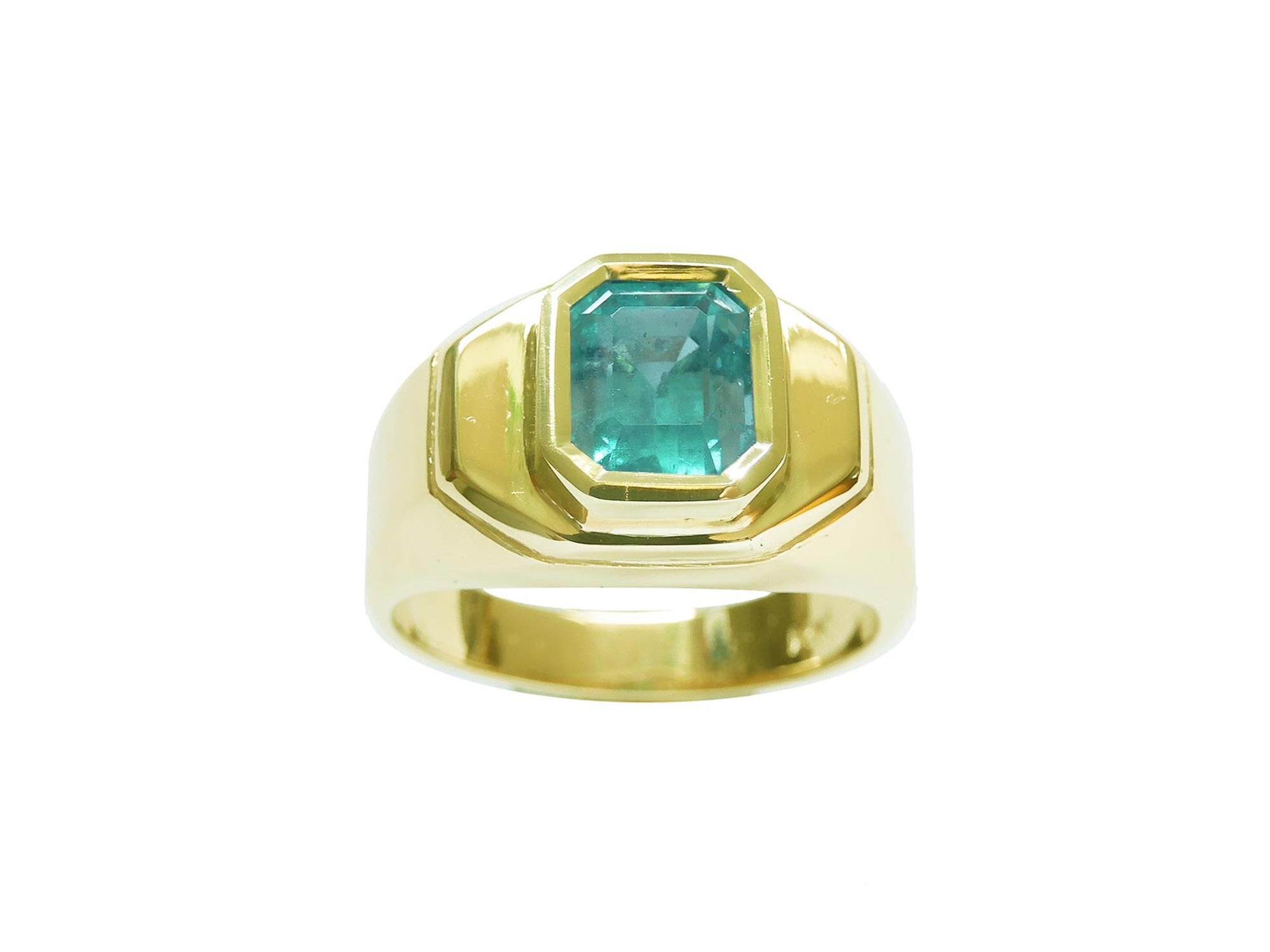 Men&#39;s emerald ring