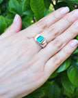 Men's Colombian emerald ring