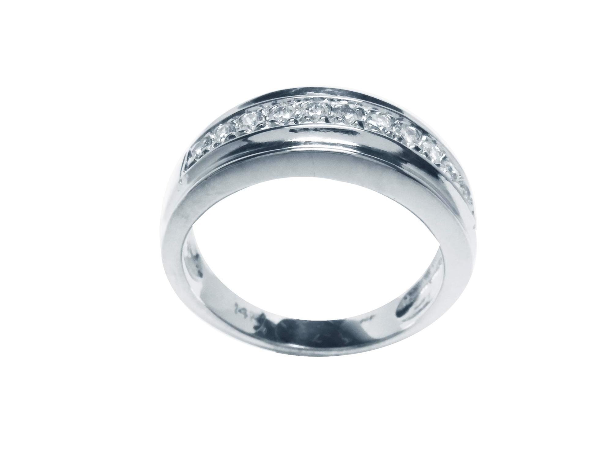 Diamond band ring for men